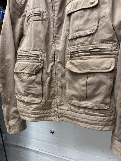 Dolce & Gabbana Military Inspired Heavy Cotton Cargo Jacket