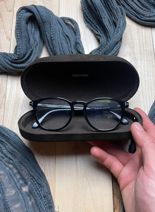 Tom Ford Clubmaster Classic Black Prescription Frames