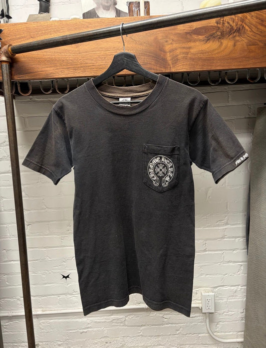 Vintage Chrome Hearts Hong Kong Store Exclusive ‘Horseshoe Logo’ Sun Faded Graphic T-Shirt