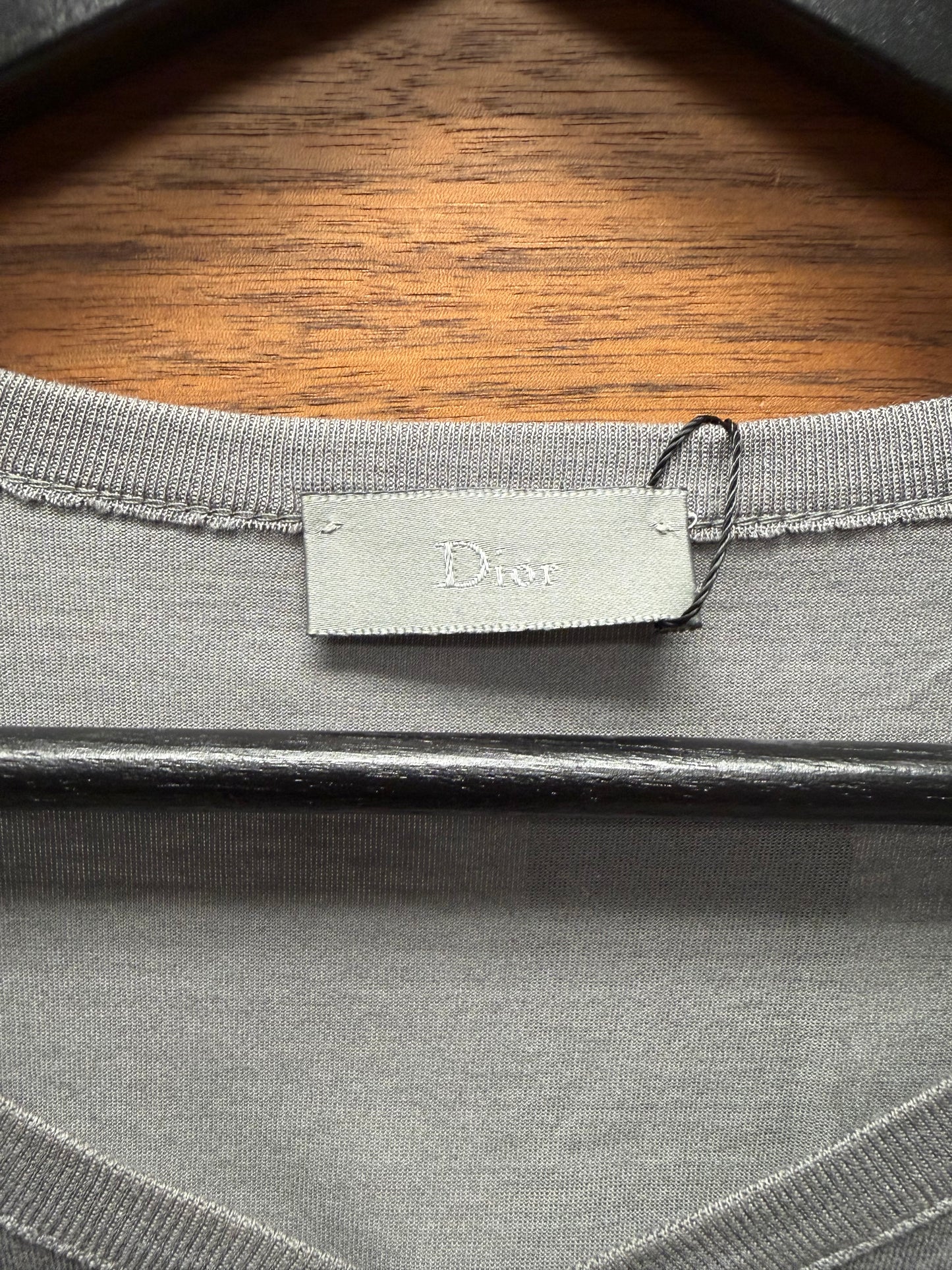 AW2003 Dior by Hedi Slimane ‘Luster’ Grey Semi Gloss Long Sleeve Shirt