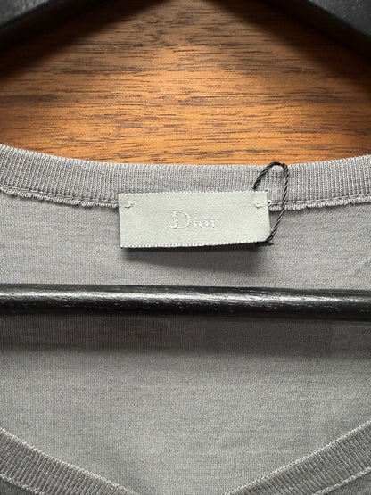 AW2003 Dior by Hedi Slimane ‘Luster’ Grey Semi Gloss Long Sleeve Shirt