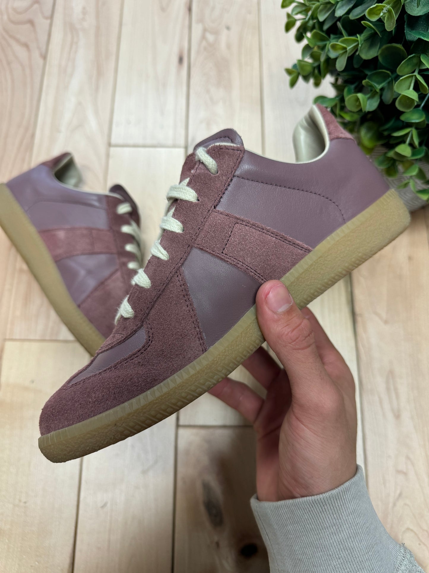 Maison Margiela GAT Clay Red/Gum Low Top Sneakers