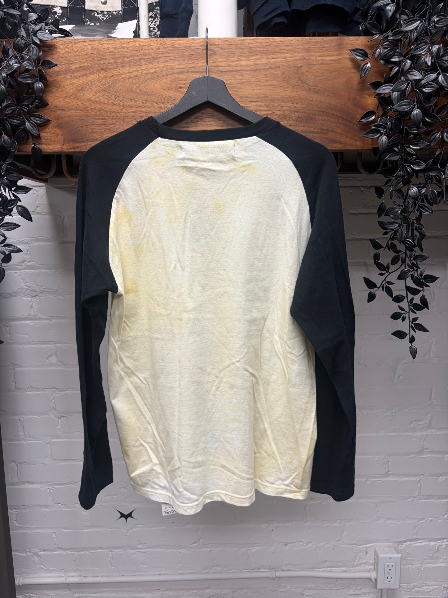Yohji Yamamoto ‘San Toi’ Brushstroke Graphic Long Sleeve Shirt