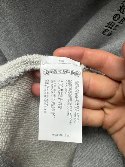 Chrome Hearts Y-Not Leather Plus Cross ‘Fuck You’ Black Label Premium Hoodie