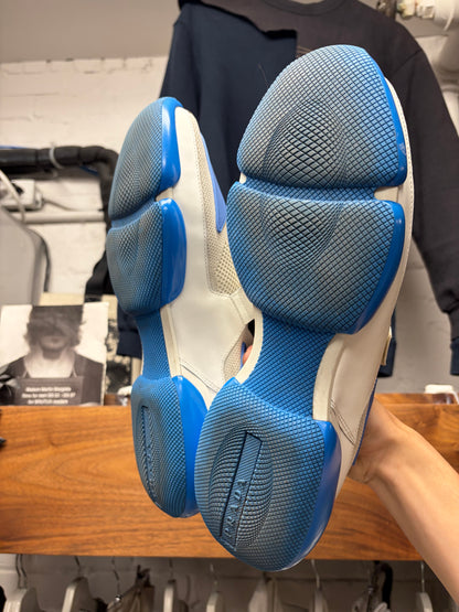 Prada ‘Cloudburst’ Blue/White Low Top Sneakers