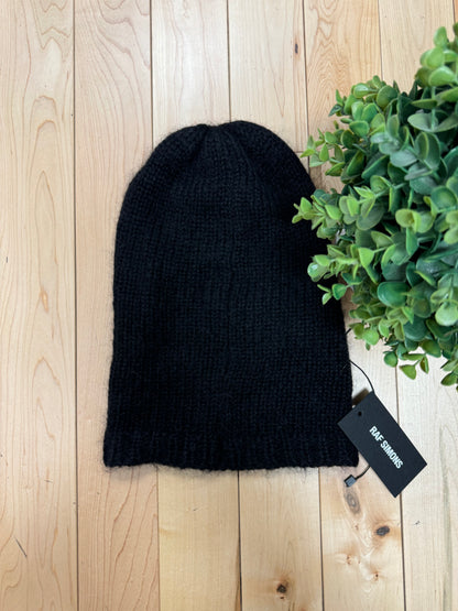 AW2022 Raf Simons Black Mohair Balaclava