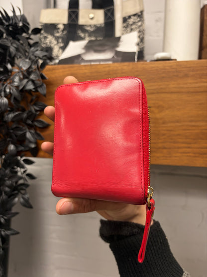 Undercover x ‘A Clockwork Orange’ Red Zip-Closure Bifold Leather Wallet