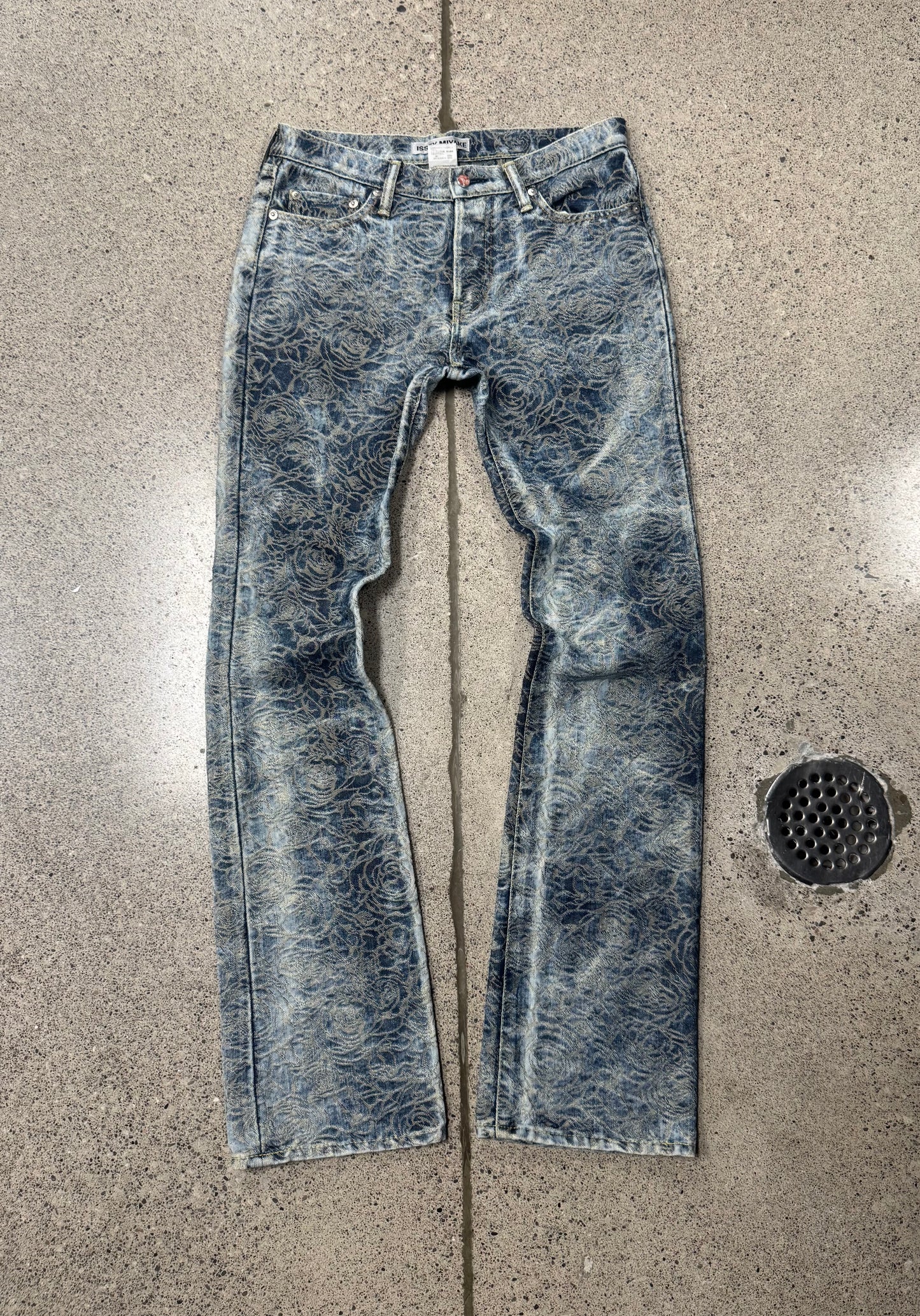 SS2007 Issey Miyake ‘Rose’ Jacquard Embroidered Denim