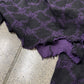 AW2002 Junya Watanabe Black/Purple Diamond Pattern Grunge Sweater