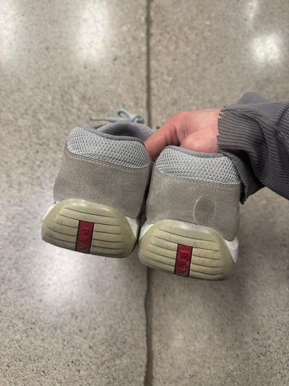 Prada ‘Americas Cup’ Navy/Grey Low Top Sneakers