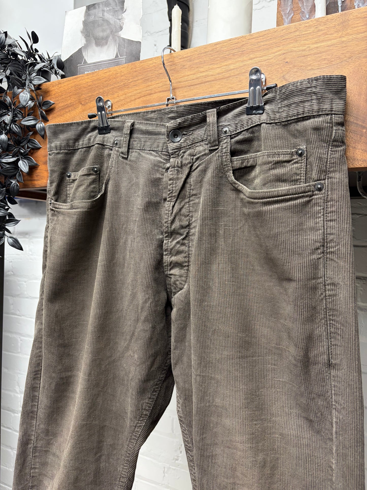 AW2007 Rick Owens ‘Exploder’ Dust Corduroy ‘Detroit Cut’ Denim