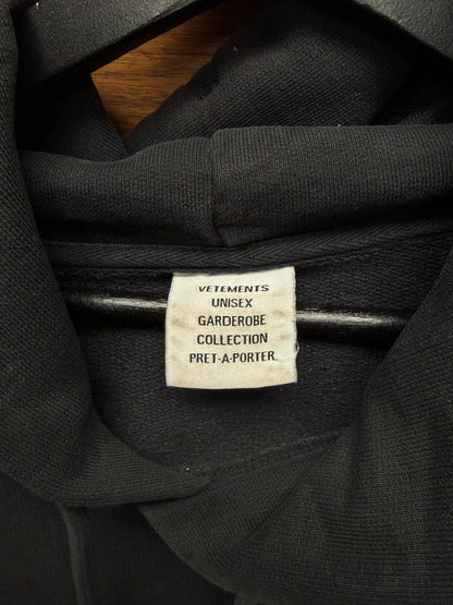Vetements Limited Edition ‘Bleached’ Dyed Cotton Drawstring Hoodie