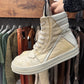 Rick Owens ‘Cracked’ Deerskin Leather Geobaskets