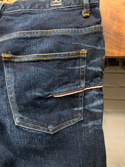 Dior Homme Japan Exclusive Raw Washed Blue Selvedge Skinny Jeans