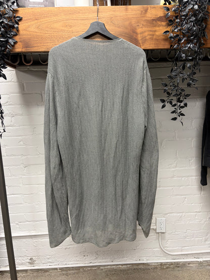 Transit Double Layered Grey Knit Sweater