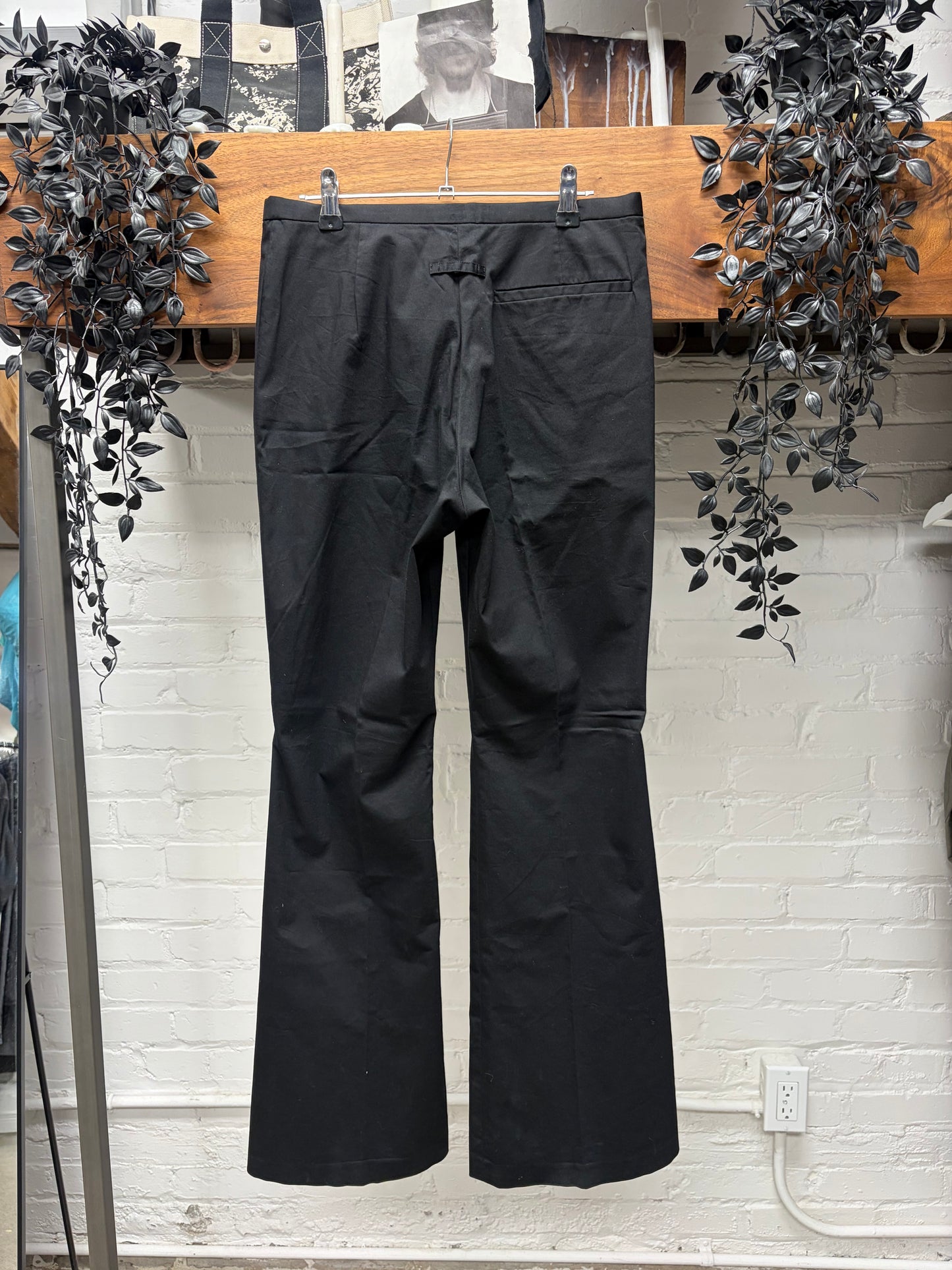 Vintage Jean Paul Gaultier Flared Leg Black ‘Marching’ Trousers