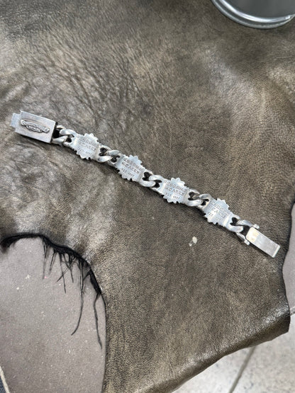 Chrome Hearts ‘Keeper Link’ 925 Silver Bracelet