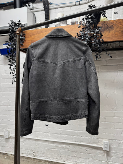 AW2005 Raf Simons ‘History of My World’ Denim Biker Jacket