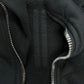 AW2017 Rick Owens ‘Mountain’ Side Zip Black Hoodie