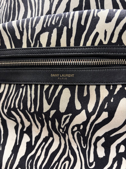 Saint Laurent Zebra Print ‘City’ Backpack