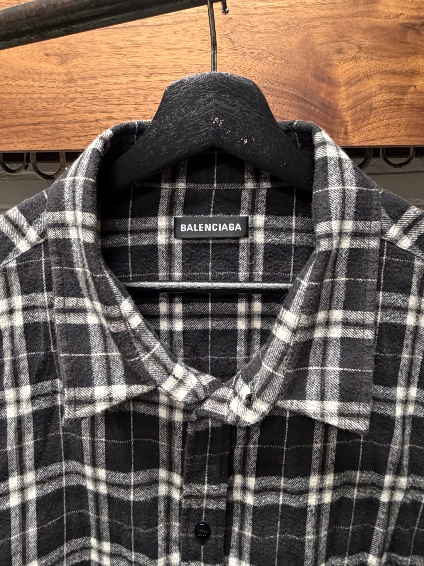 2018 Balenciaga Heavyweight Cotton Flannel