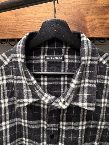 2018 Balenciaga Heavyweight Cotton Flannel