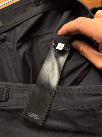AW2021 Balenciaga ‘Gamer’ Black Cargo Shorts
