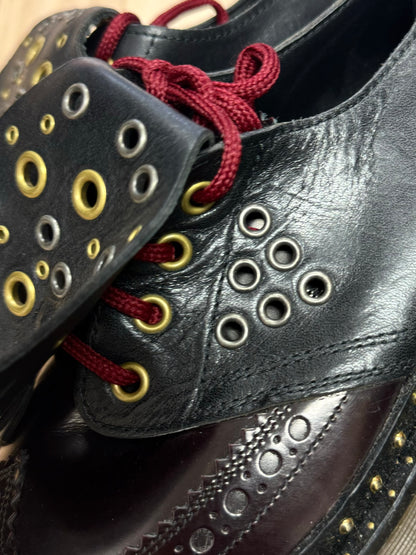Burberry Bisset Brogue Leather Loafers