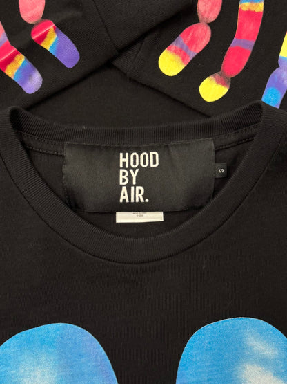 Hood by Air ‘Infrared’ Black Graphic Long Sleeve Shirt
