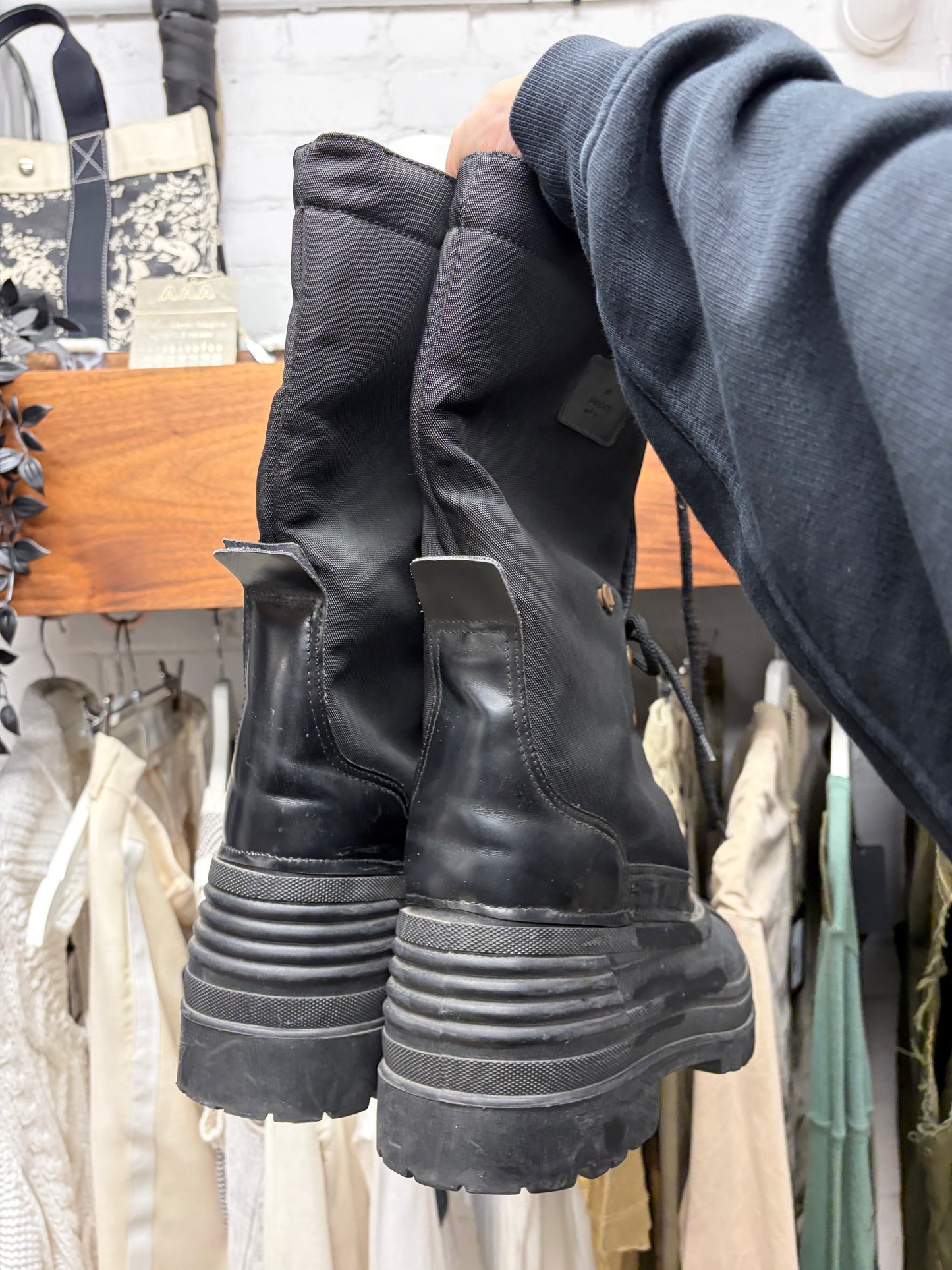 Vintage Gucci by Tom Ford Canvas/Rubber Duck Hunting Boots