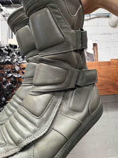 2009 Maison Martin Margiela ‘Speed Bike’ G.A.T. Motocross Leather High Top Sneakers