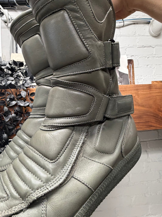 2009 Maison Martin Margiela ‘Speed Bike’ G.A.T. Motocross Leather High Top Sneakers