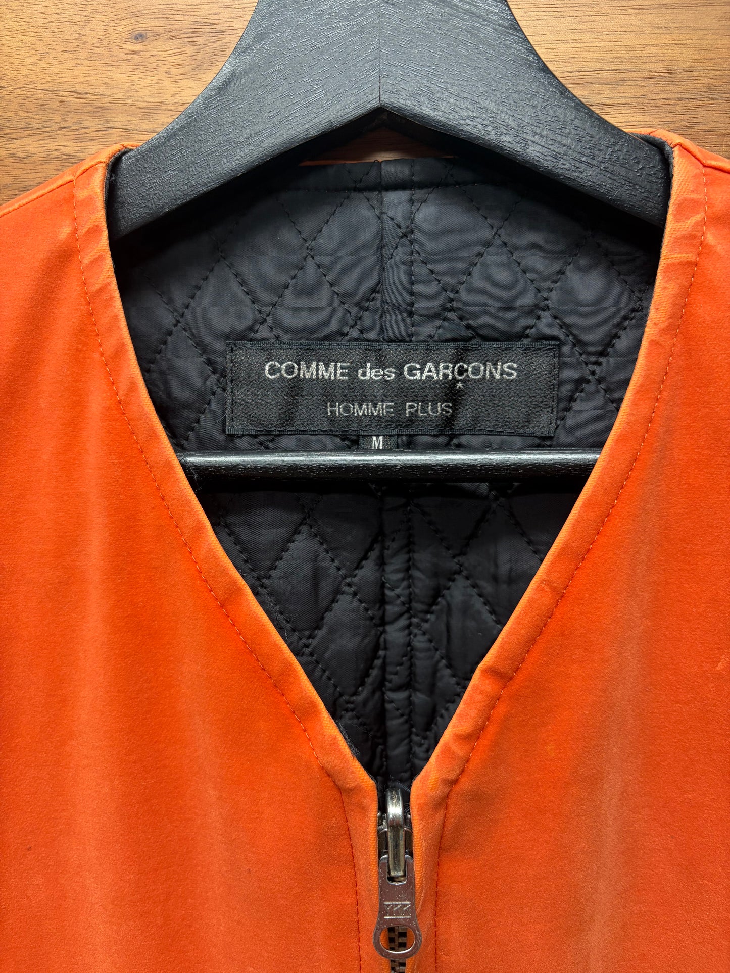 1996 Comme Des Garçons Homme Plus Crushed Velvet Reversible Work-Vest