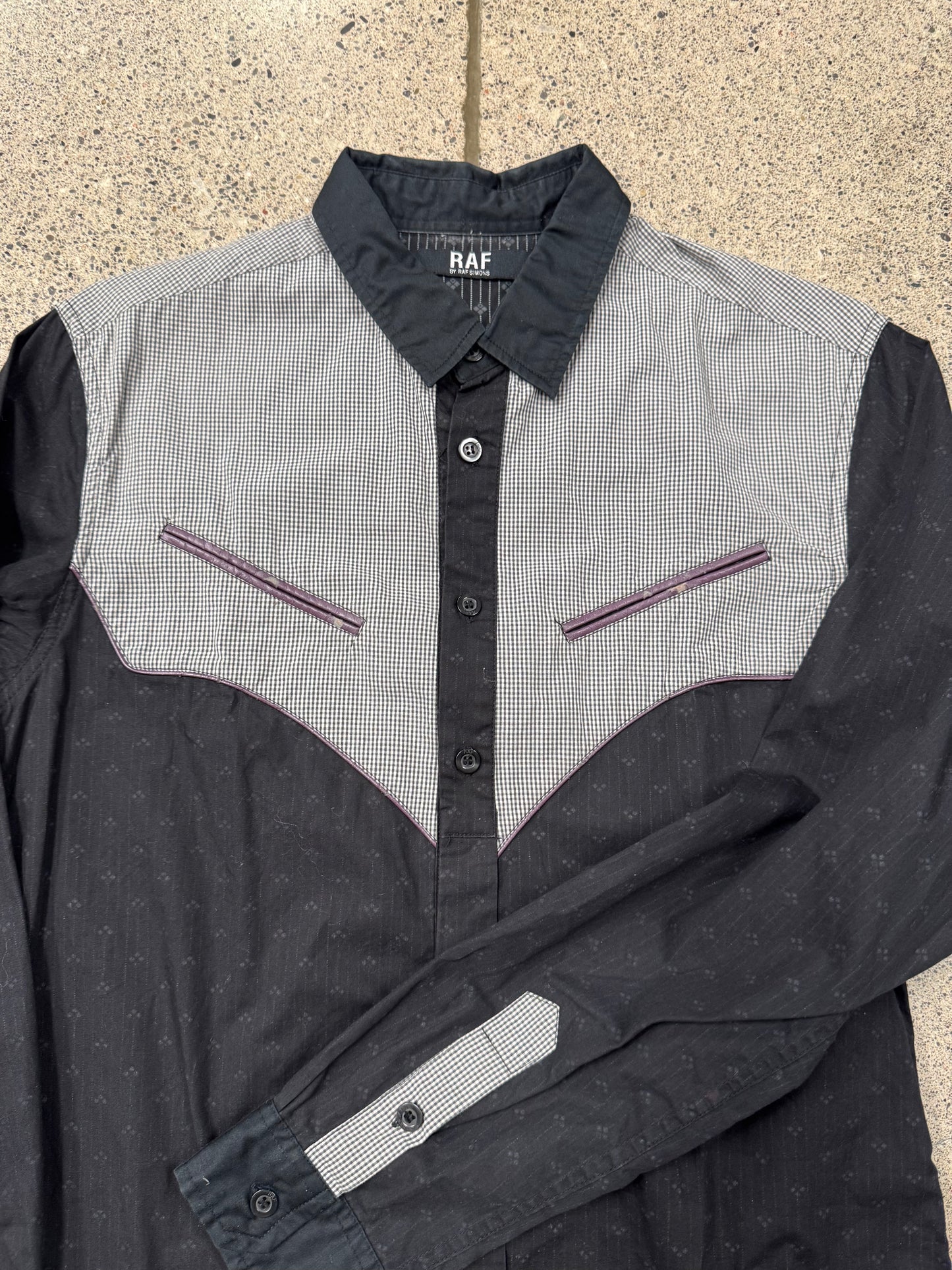 SS2005 RAF by Raf Simons Western Detail Button Up Shirt