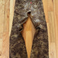 Tornado Mart Snakeskin Print Flared Leg Denim