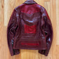 AW2008 Artisanal Maison Margiela Red Panel Leather Jacket