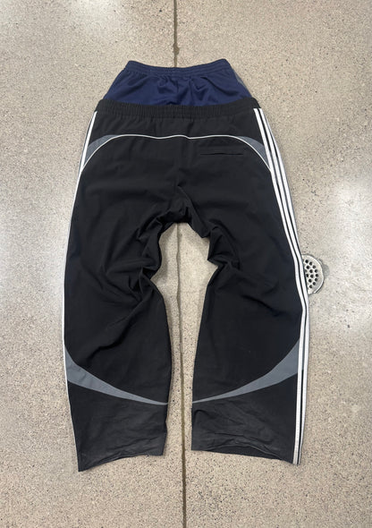 AW2024 Balenciaga ‘Cut Up’ Double Waist Wide Leg Track Pants