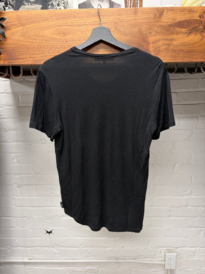 2000s Gucci ‘Viaggio’ Semi Sheer Thin Black Cotton Layering Shirt