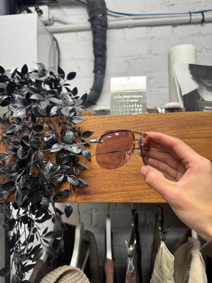 SS1997 Gucci by Tom Ford Monogram Lens ‘Teardrop’ Aviator Sunglasses