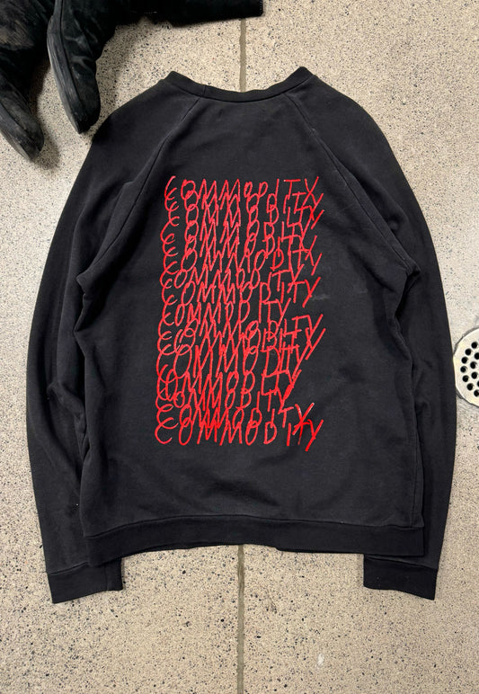 SS2003 Raf Simons ‘Consumed’ Commodity Sweatshirt