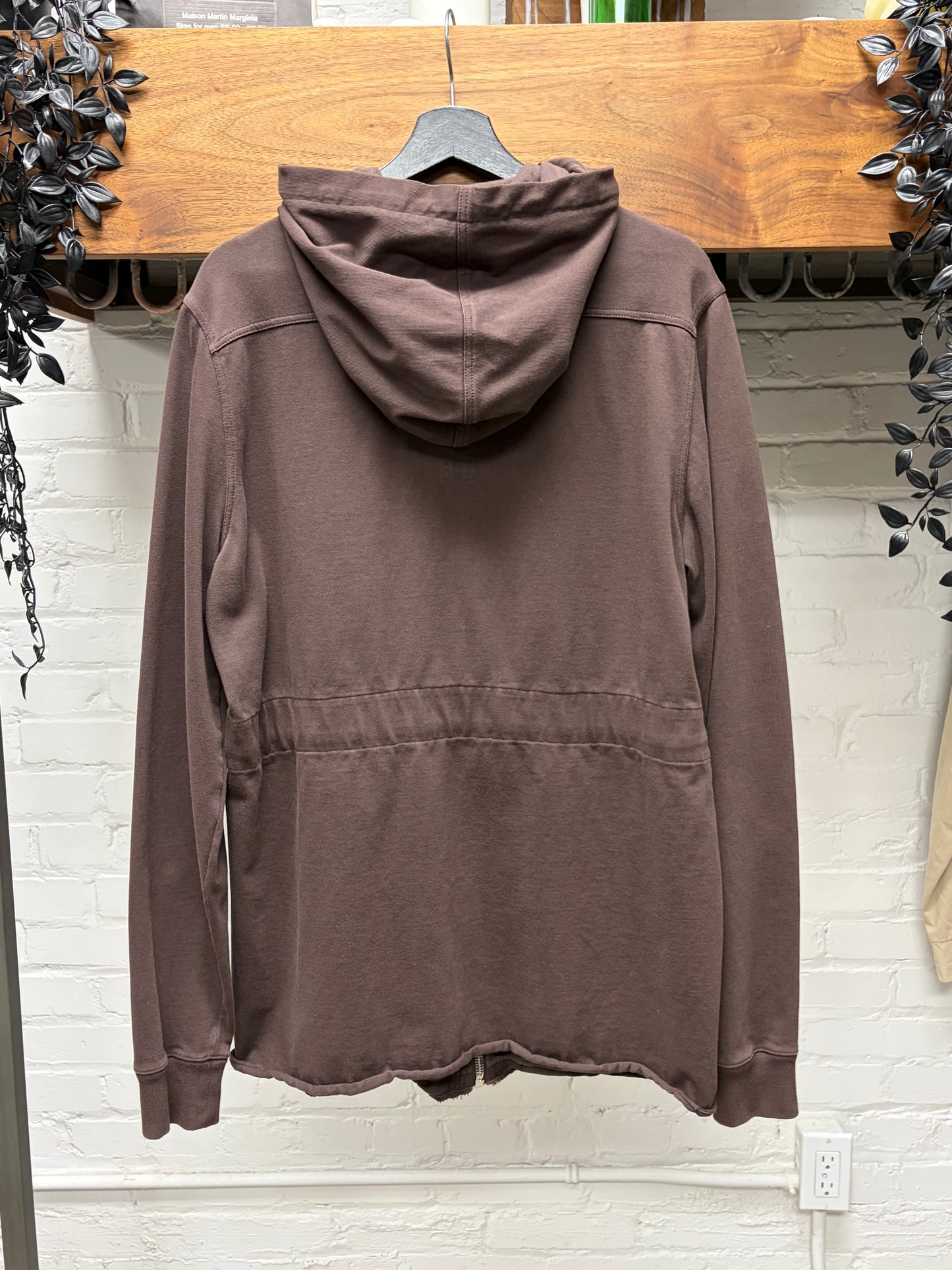 SS2020 Rick Owens ‘Tecuatl’ Blood ‘Jason’ Zip-Up Hoodie