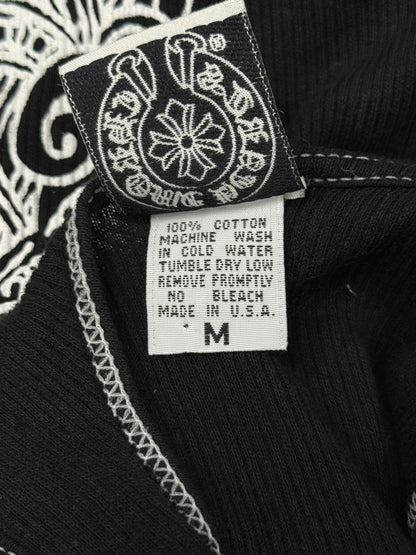 Vintage 90s Chrome Hearts Ribbed ‘Celtic Cross’ Tank Top