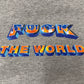SS2014 Supreme ‘Fuck the World’ Flames Long Sleeve Shirt