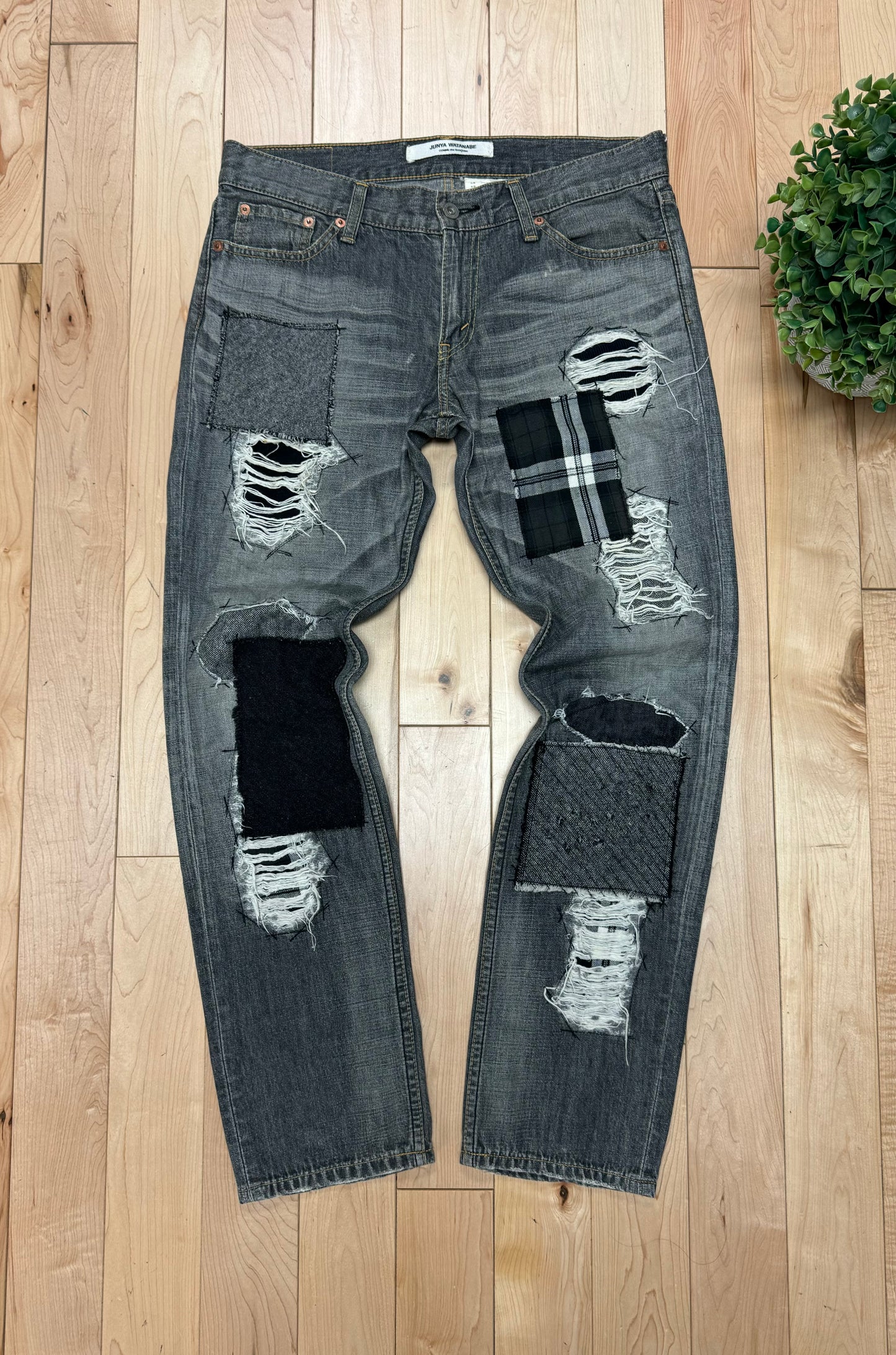 AW2011 Junya Watanabe ‘Patchwork’ Slate Grey Denim