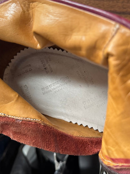 AW2007 Maison Martin Margiela ‘Flame’ Cuban Heel Leather Boots