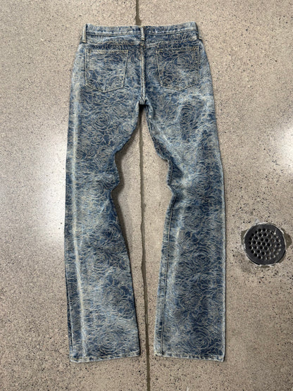 SS2007 Issey Miyake ‘Rose’ Jacquard Embroidered Denim