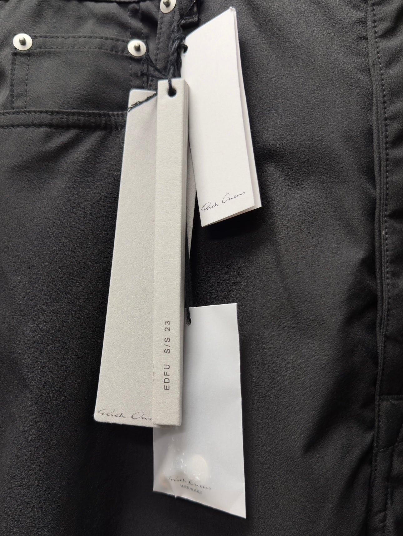 SS2023 Rick Owens ‘Edfu’ Banana Cut Flared Pants