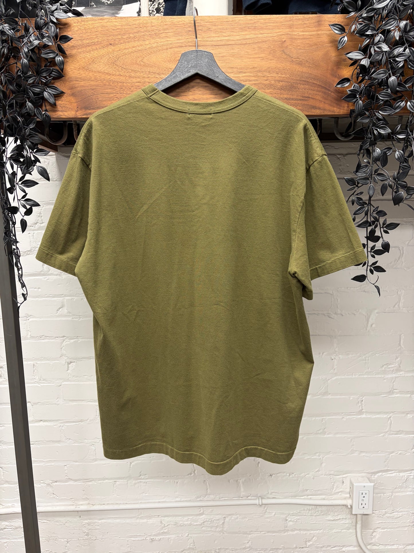 2025 Comme Des Garçons Homme Plus ‘Deep Green’ Cotton Oversized T-Shirt
