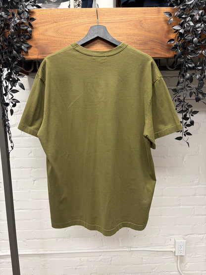 2025 Comme Des Garçons Homme Plus ‘Deep Green’ Cotton Oversized T-Shirt
