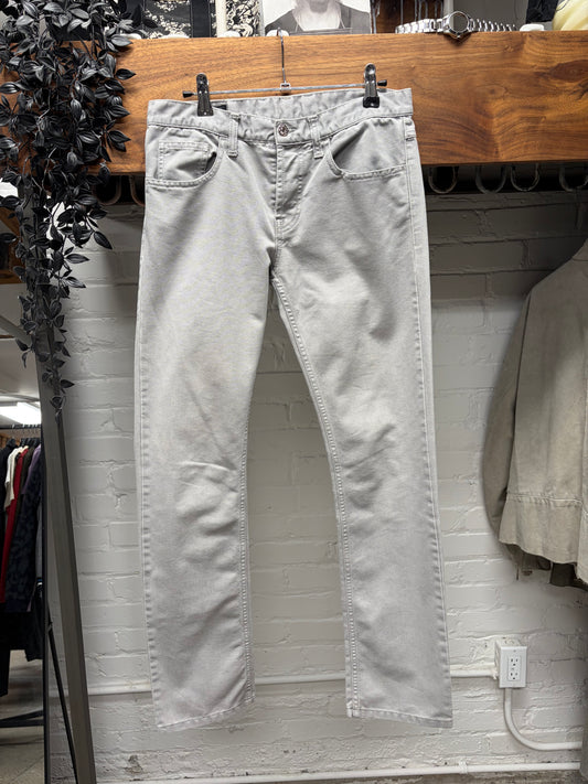 2000s Gucci Washed Grey Skinny Jeans